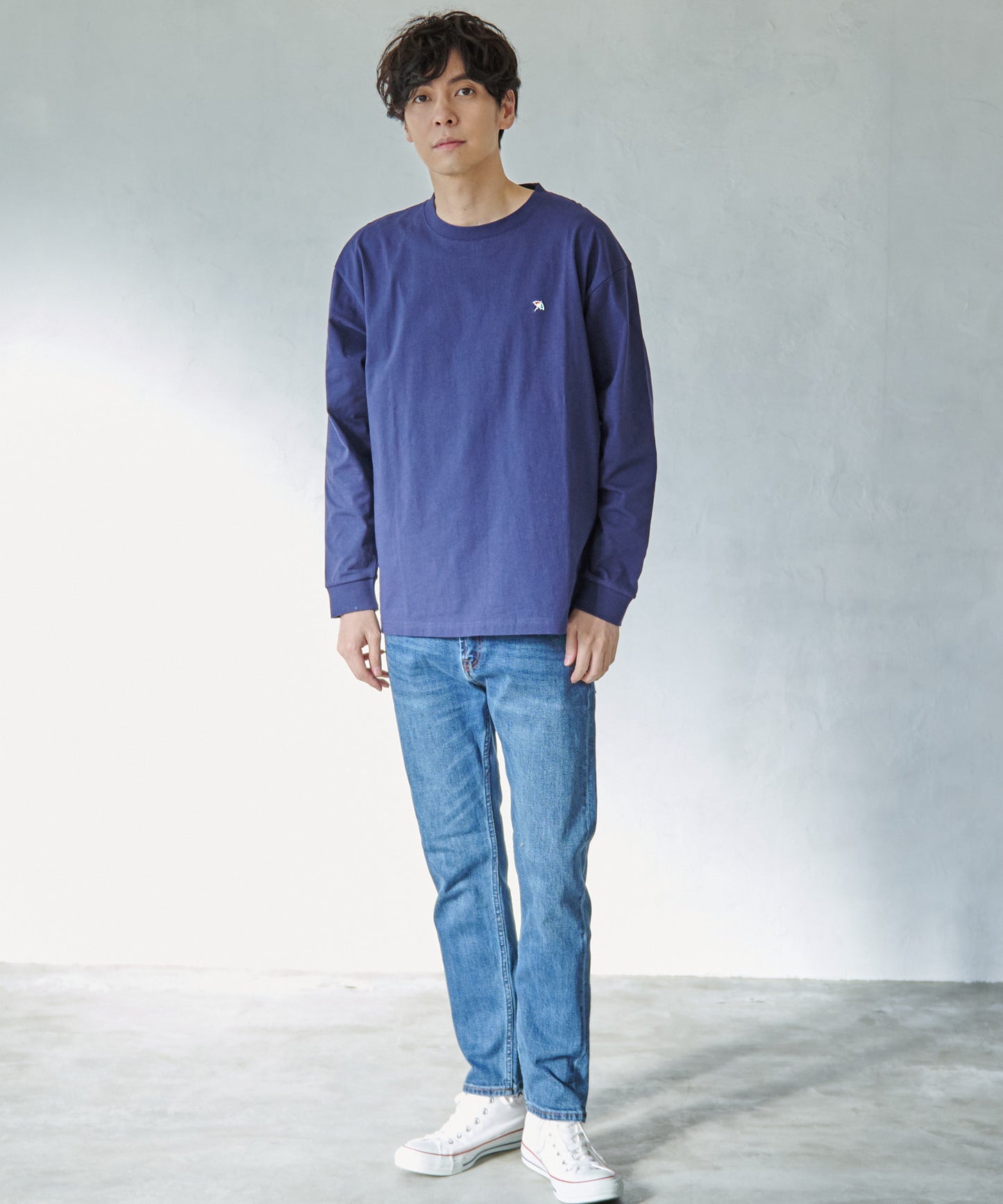 天竺シェアロングスリーブTシャツ