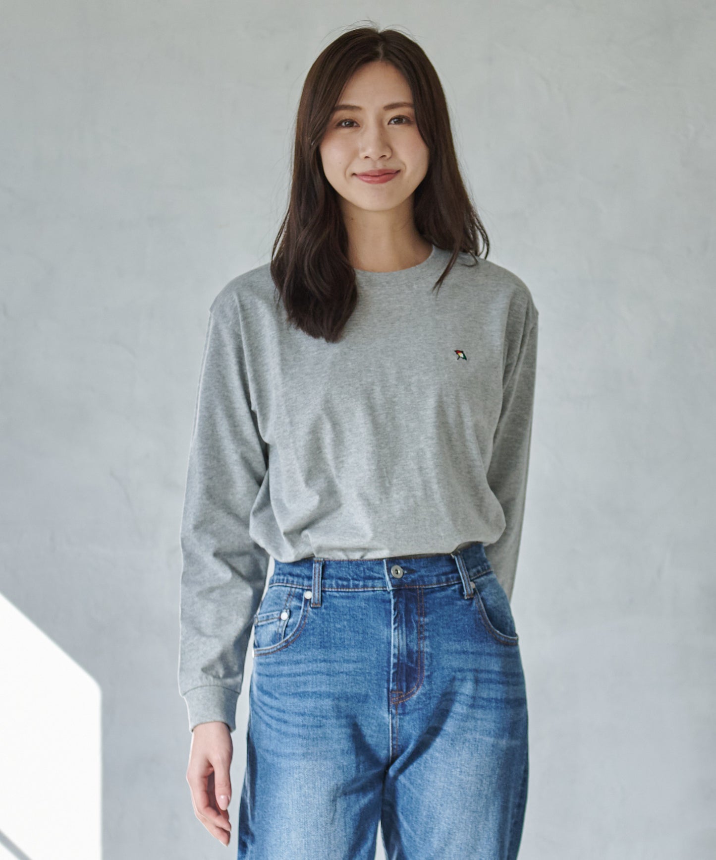 天竺シェアロングスリーブTシャツ