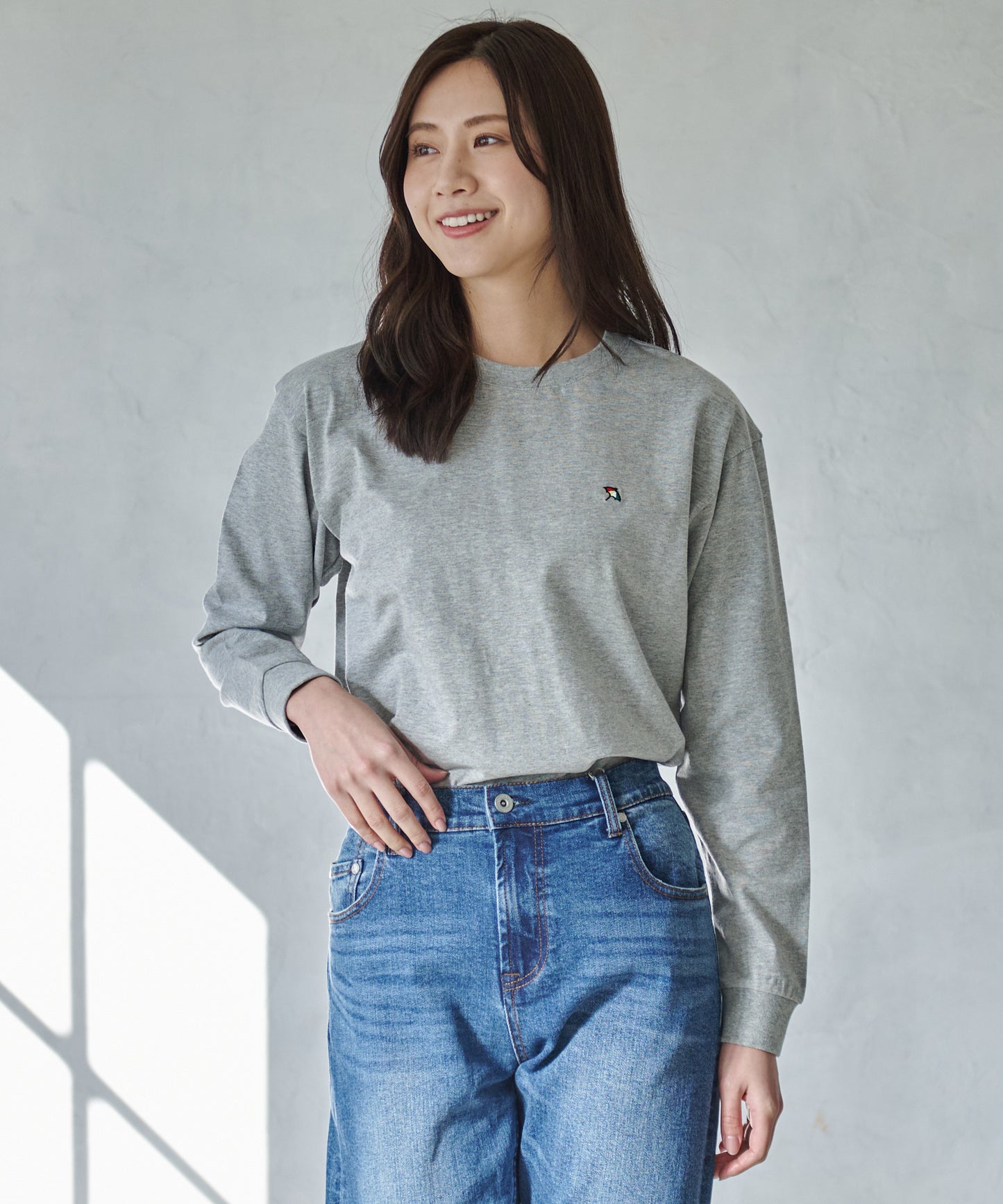 天竺シェアロングスリーブTシャツ
