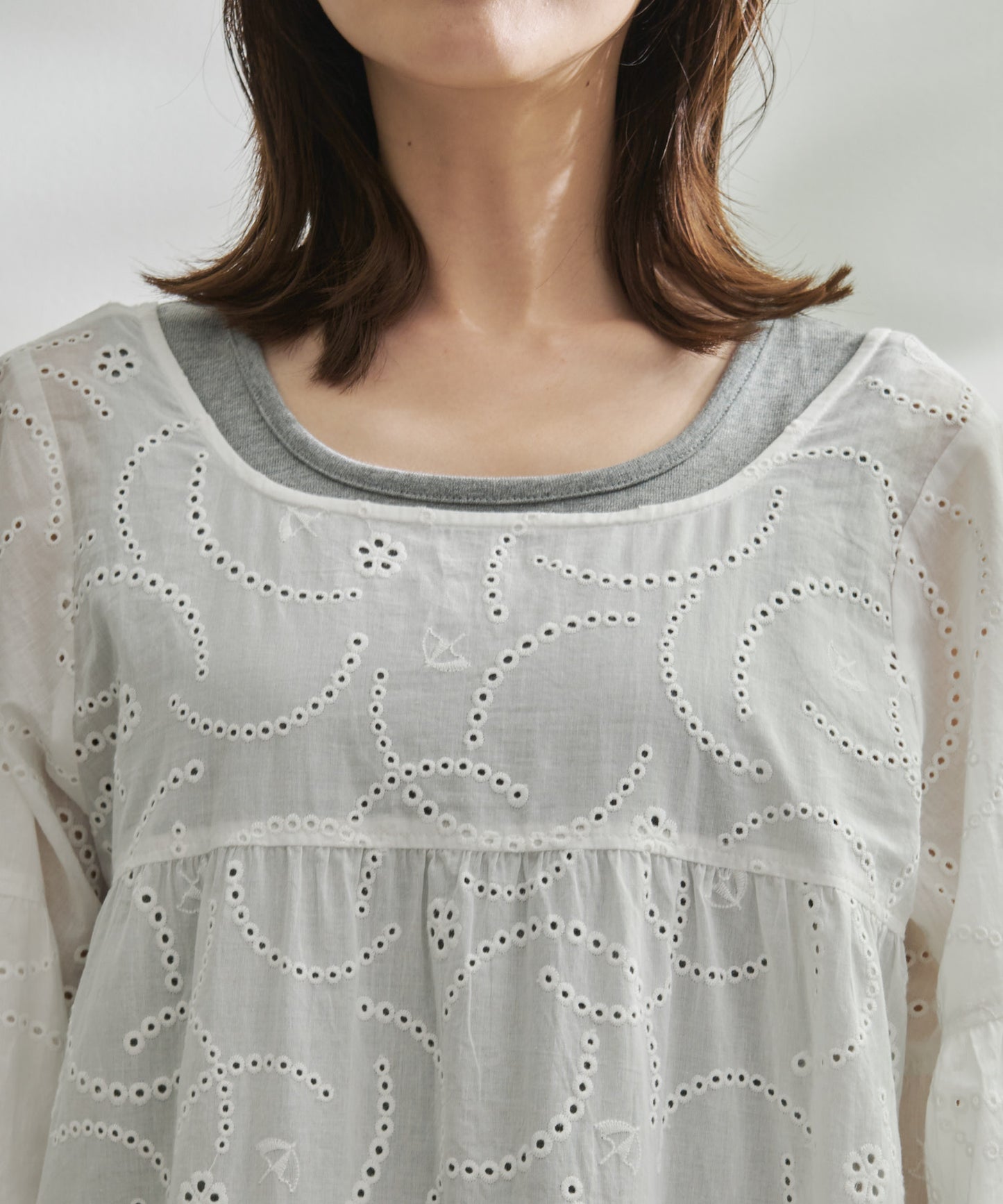 インナーセット アンブレラレースワンピース