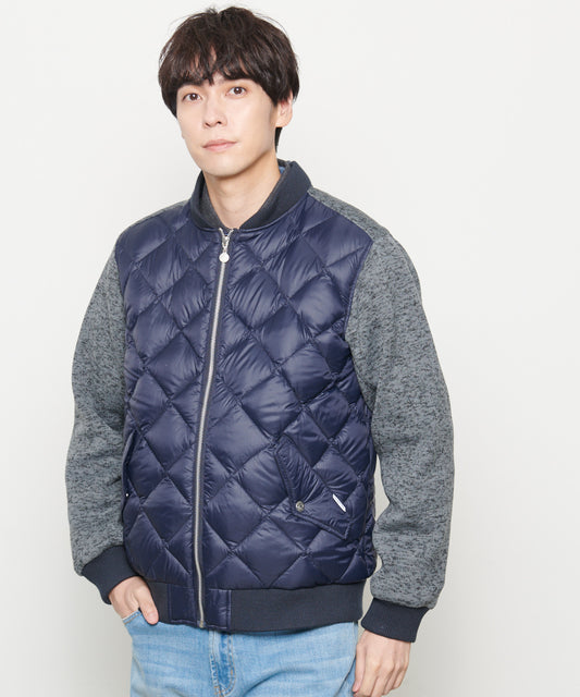 Arnold Palmer 【残り1点】バルキーフリース×ダウン ハイブリッドフードジャケット