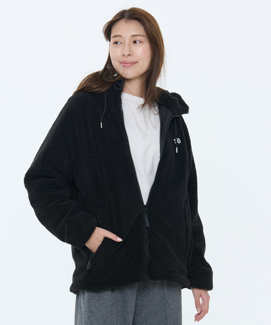 Arnold Palmer カラーコントラストシェアボアパーカー