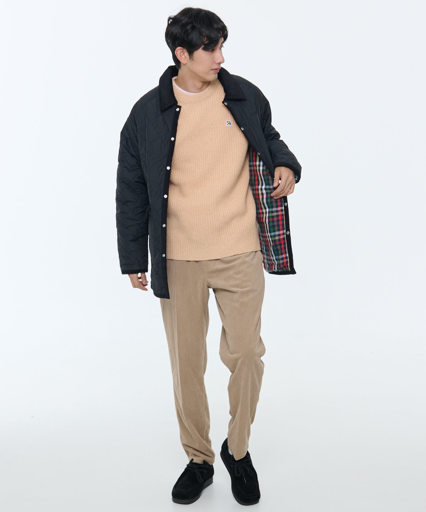 【残り1点】アンブレラキルティングシェアコート