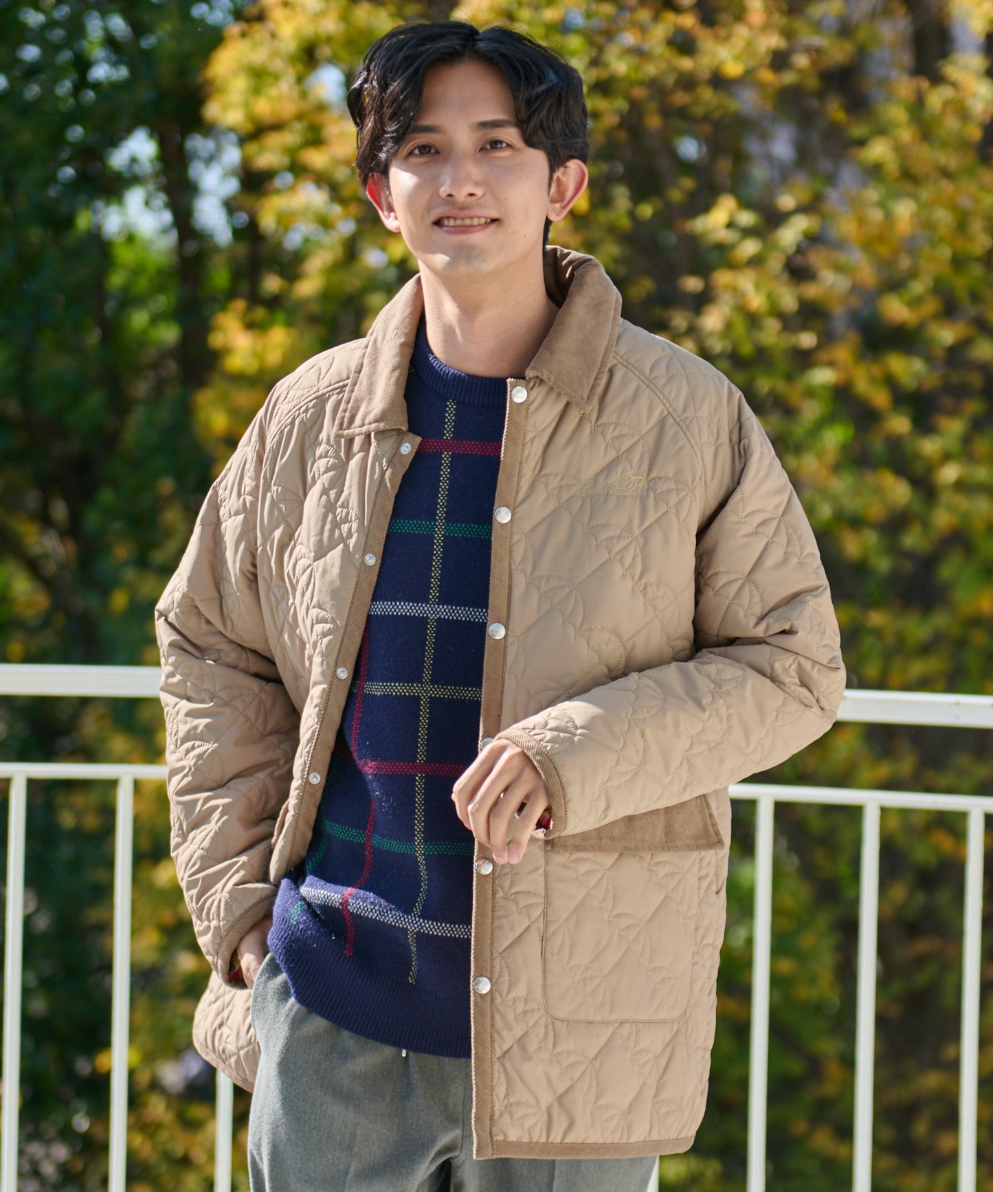 【残り1点】アンブレラキルティングシェアコート