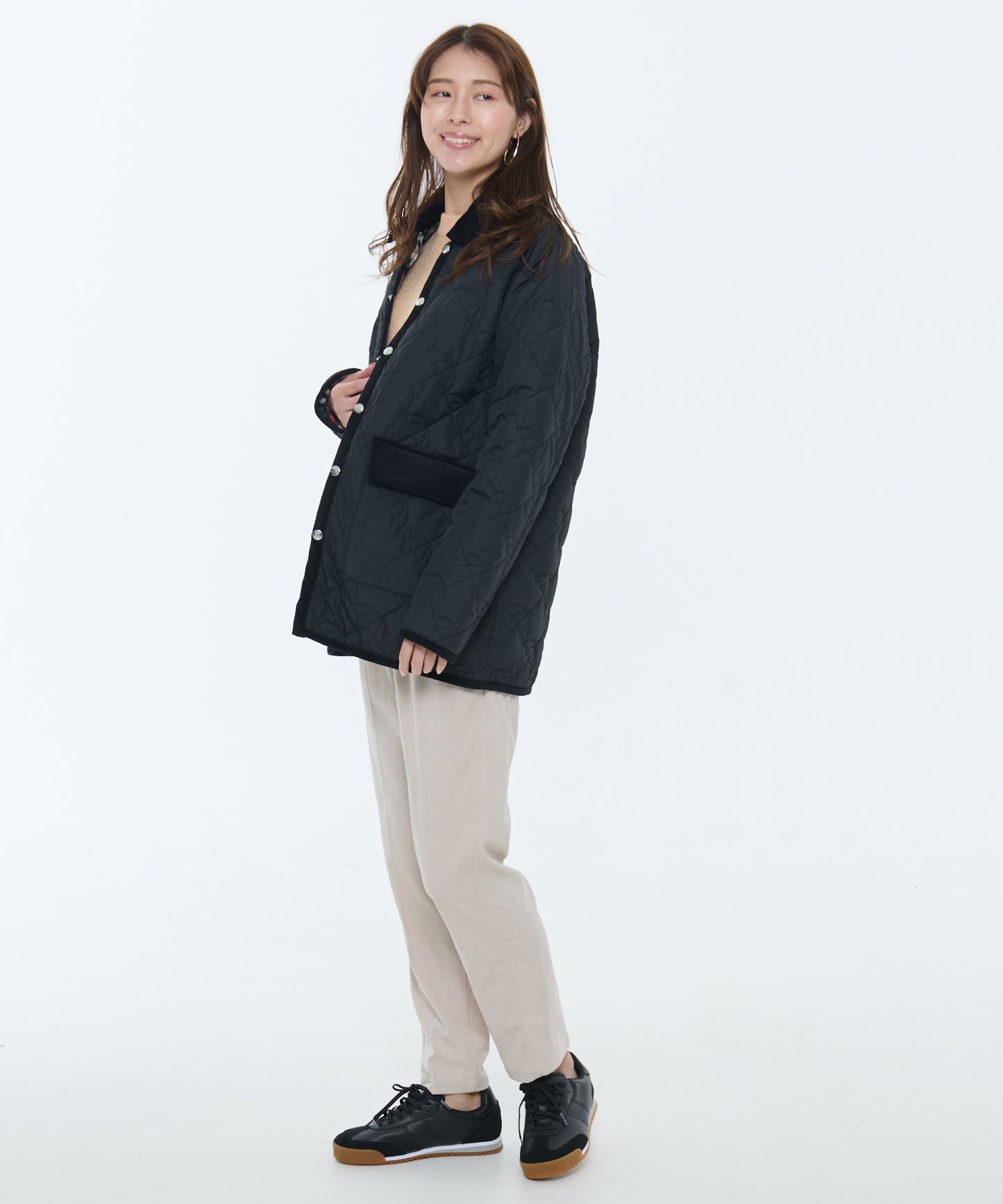 【残り1点】アンブレラキルティングシェアコート