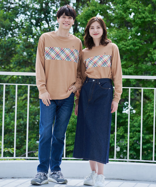 Arnold Palmer 【残り2点】パーマーチェックドッキング シェアロングTシャツ