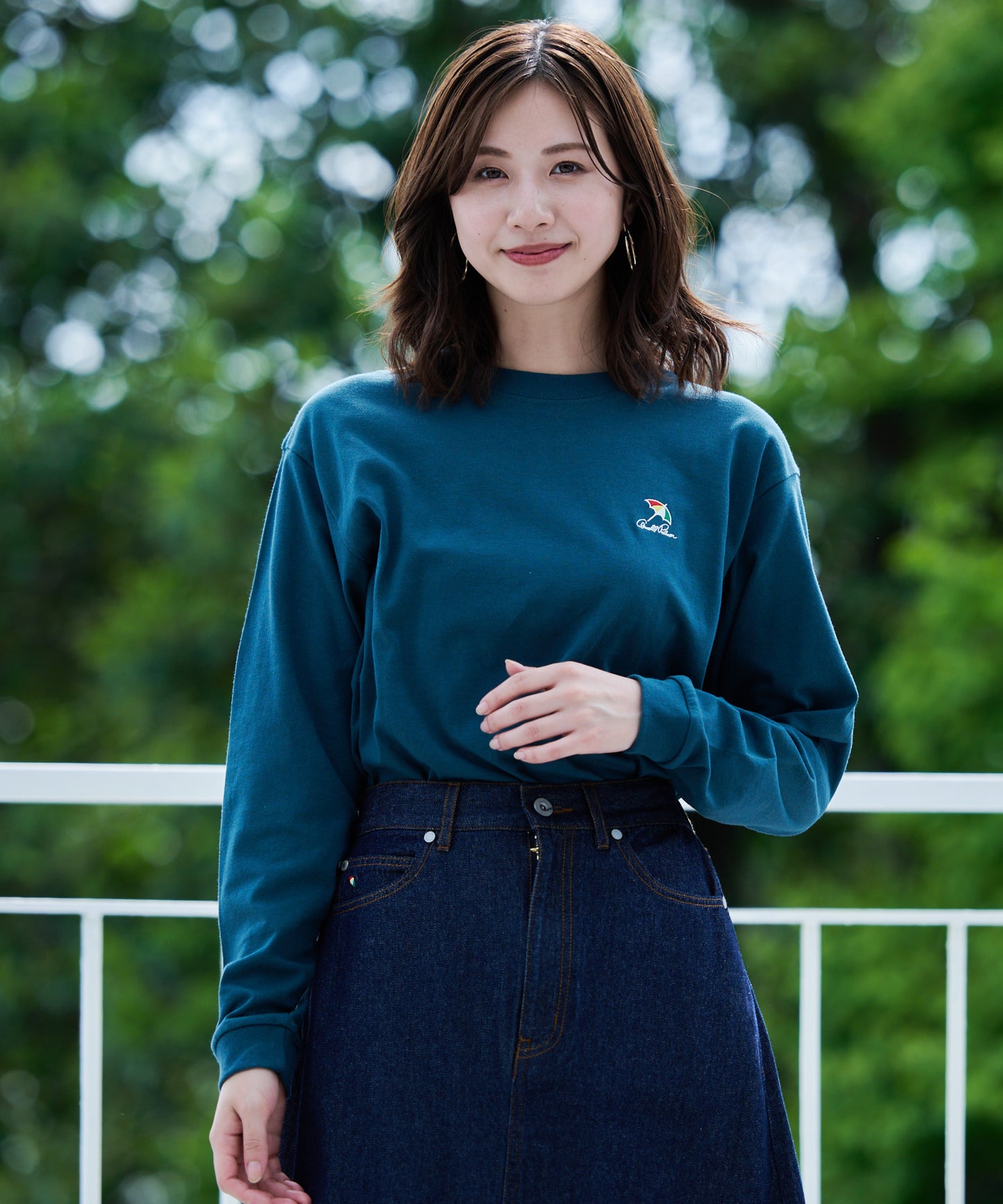 【残り2点】アンブレラロゴ シェアロングTシャツ