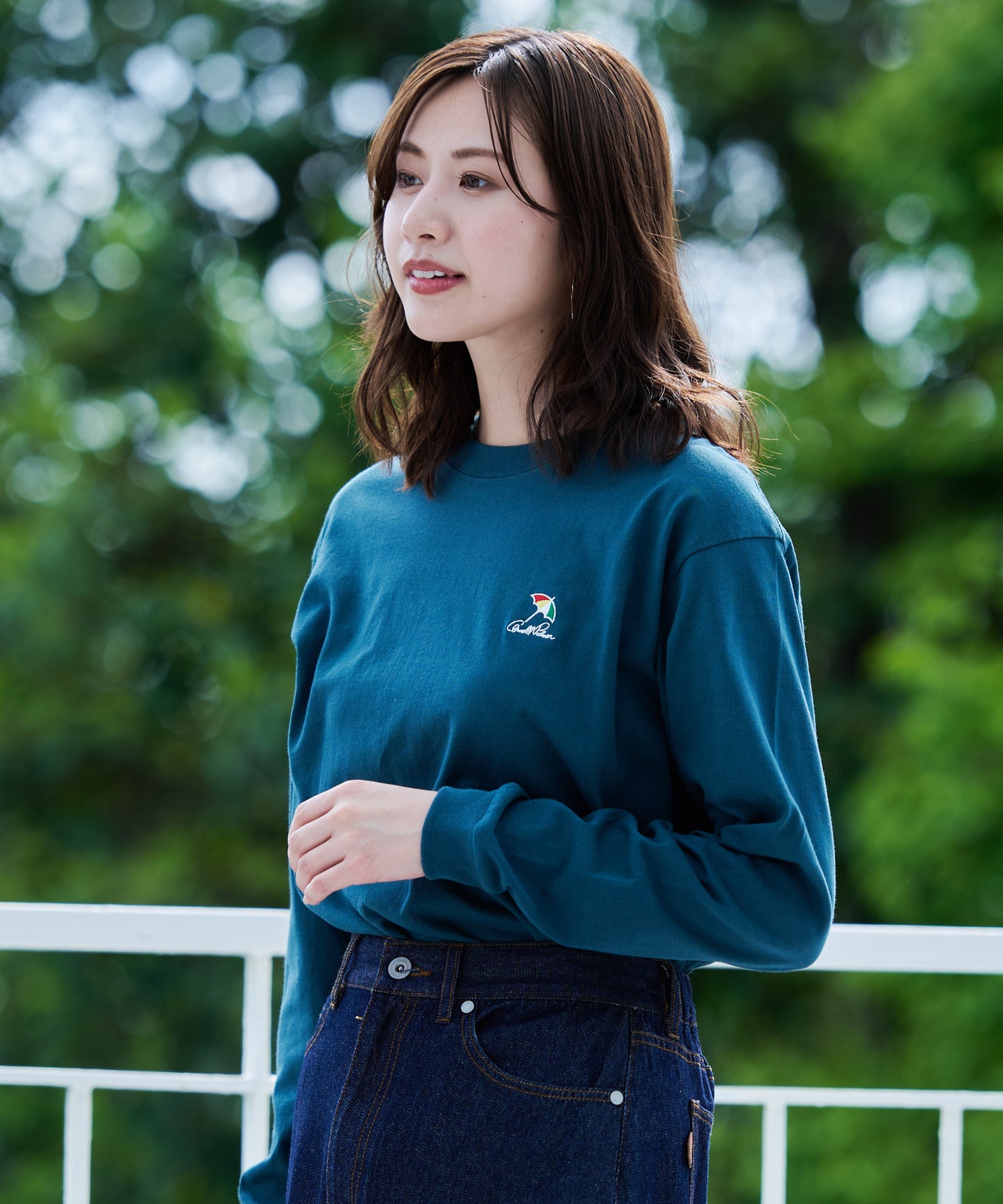 【残り2点】アンブレラロゴ シェアロングTシャツ