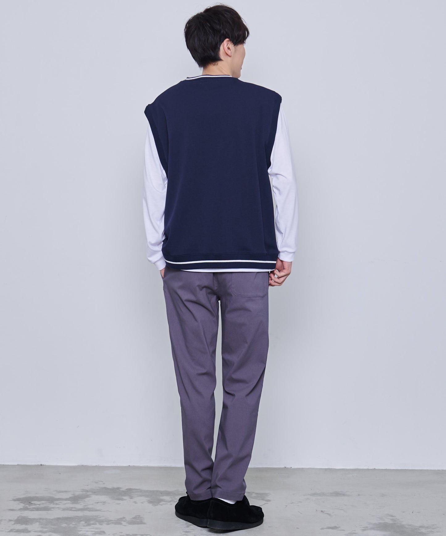【残り1点】カットカルゼベスト×ロングTシャツセット