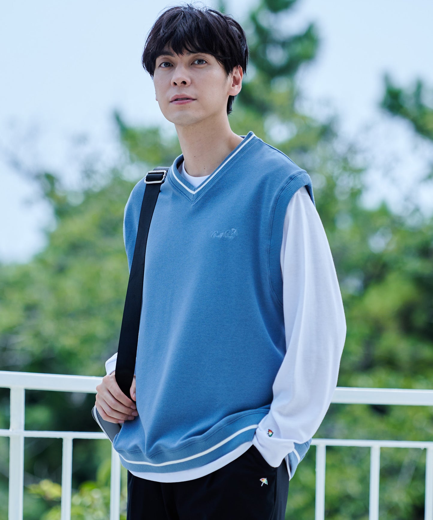 【残り1点】カットカルゼベスト×ロングTシャツセット