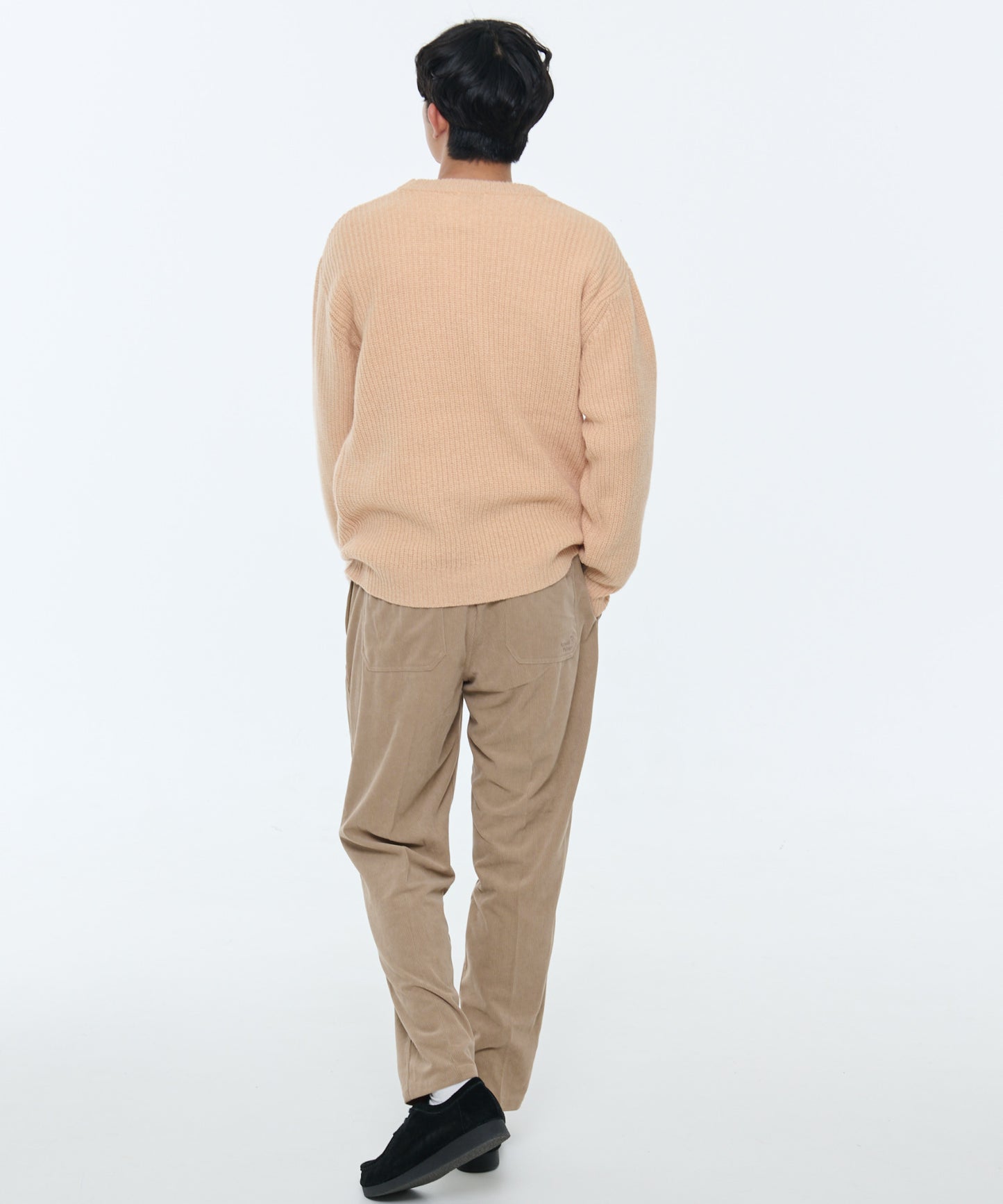 【残り3点】シェア 畔編みウールニットセーター