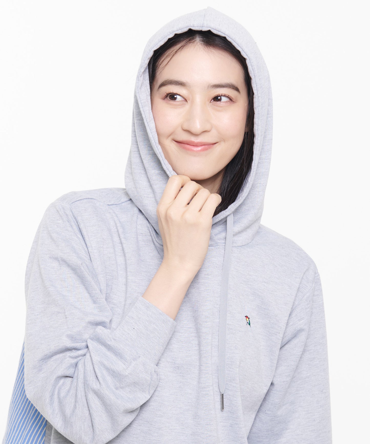 バックストライプ ドッキングプルパーカー