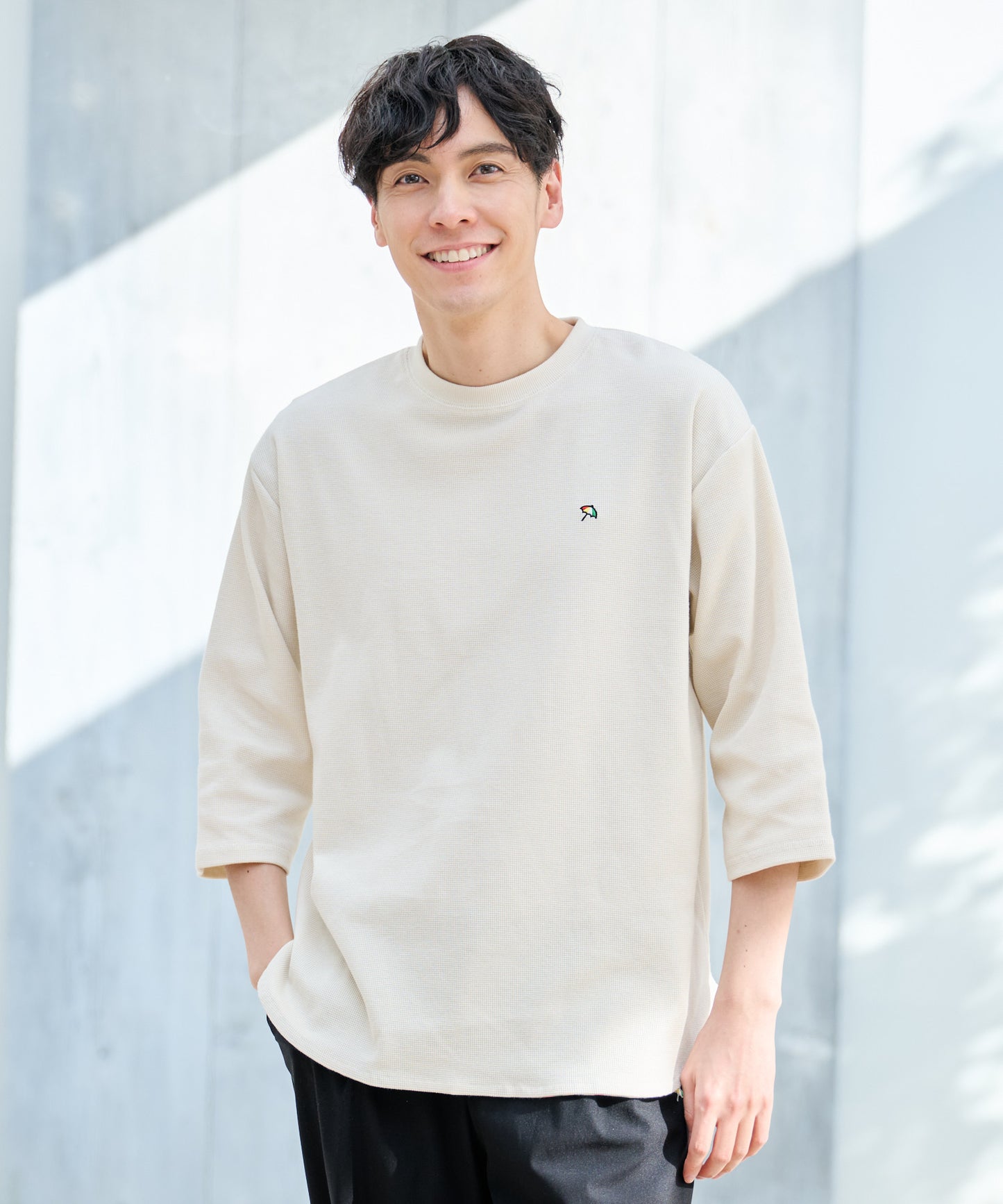 【TIME SALE】【残り1点】サーフニット シェア 7分袖プルオーバー