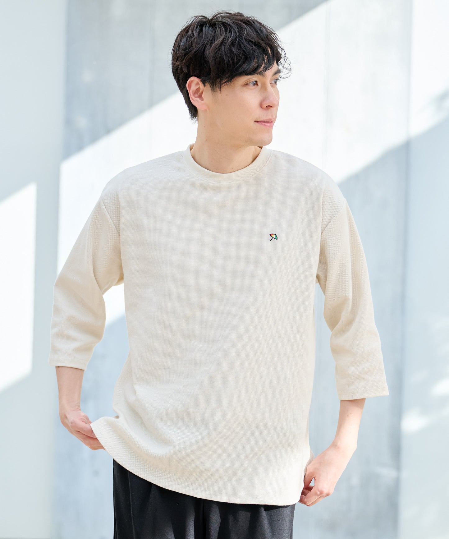 【TIME SALE】【残り1点】サーフニット シェア 7分袖プルオーバー