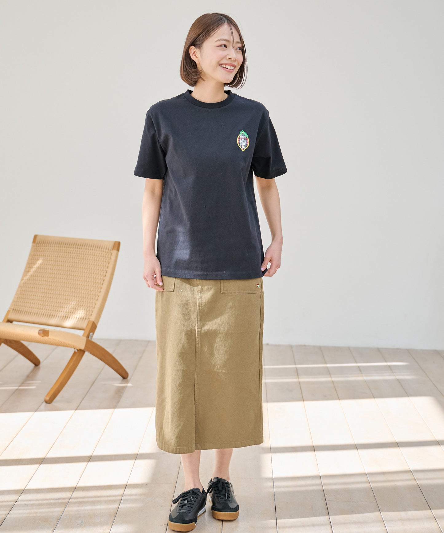 レモンモチーフシェアTシャツ