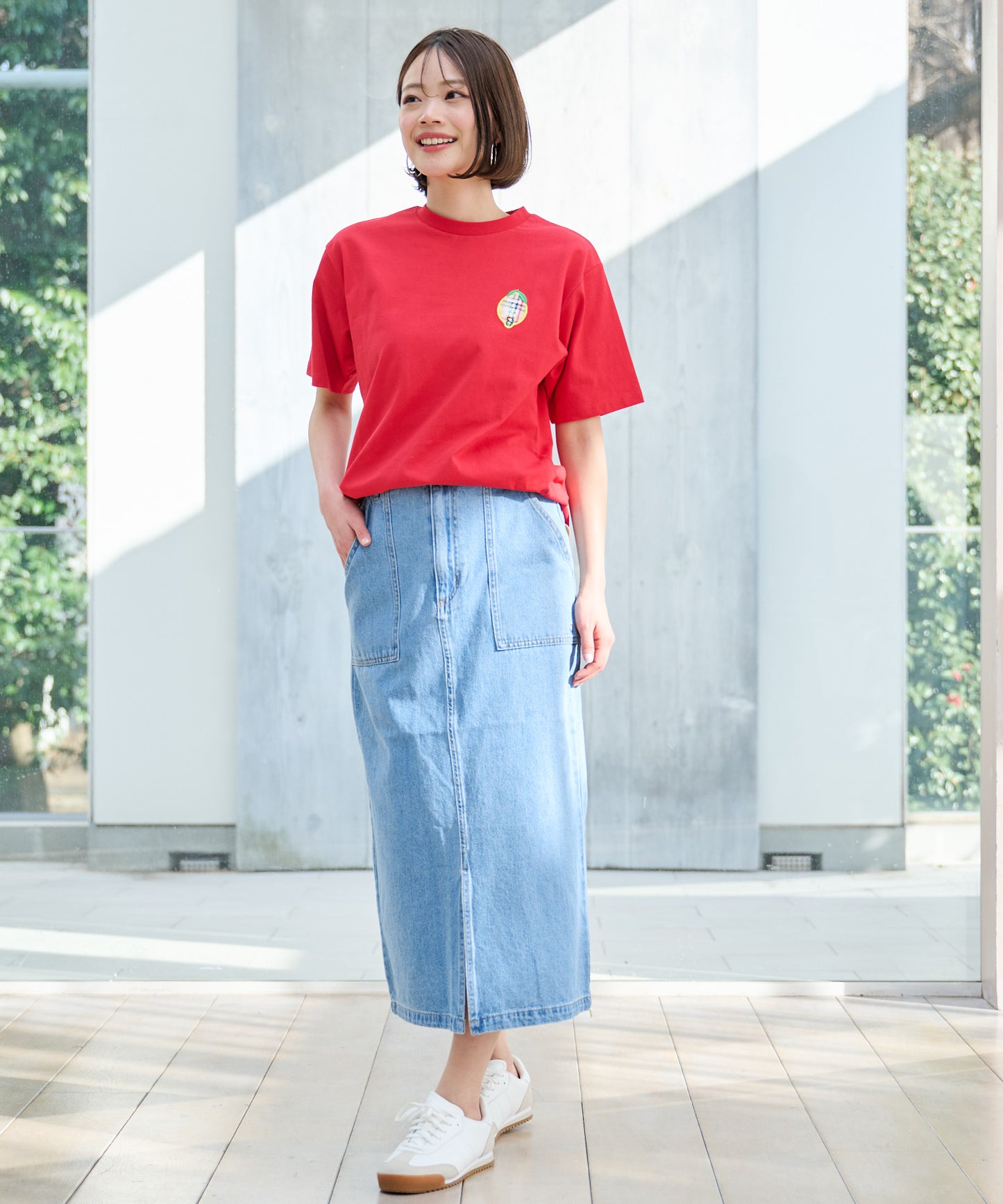 レモンモチーフシェアTシャツ
