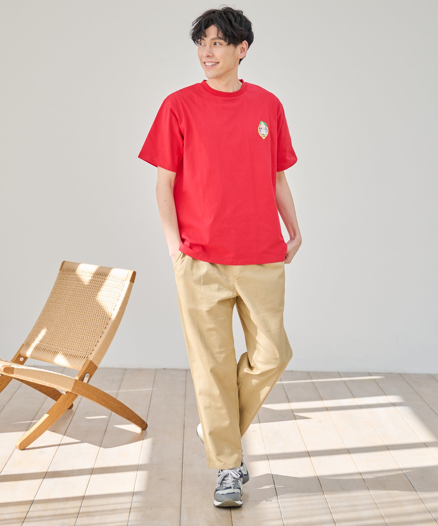 レモンモチーフシェアTシャツ