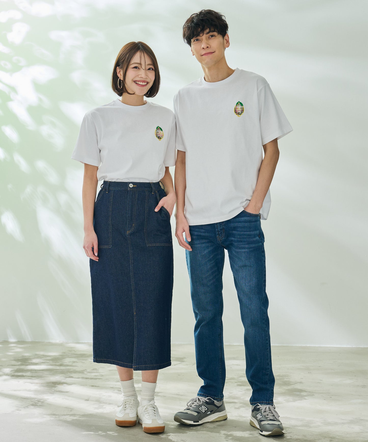 レモンモチーフシェアTシャツ