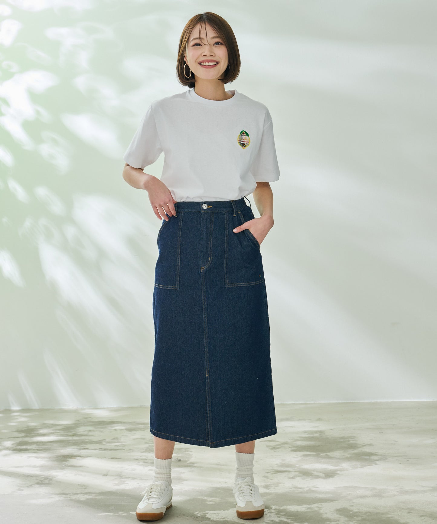 レモンモチーフシェアTシャツ