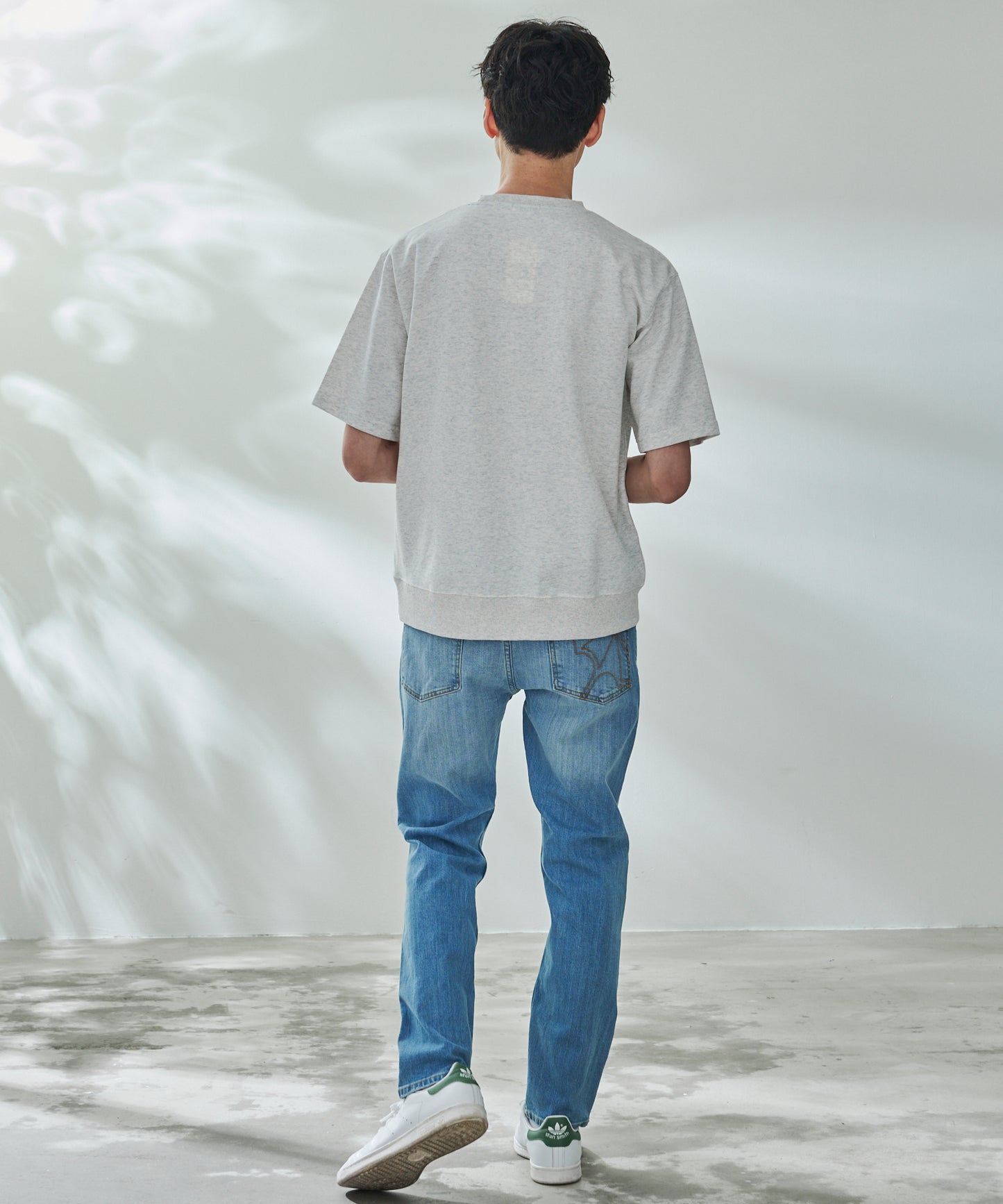 ライトスウェット シェア サガラ刺繍Tシャツ