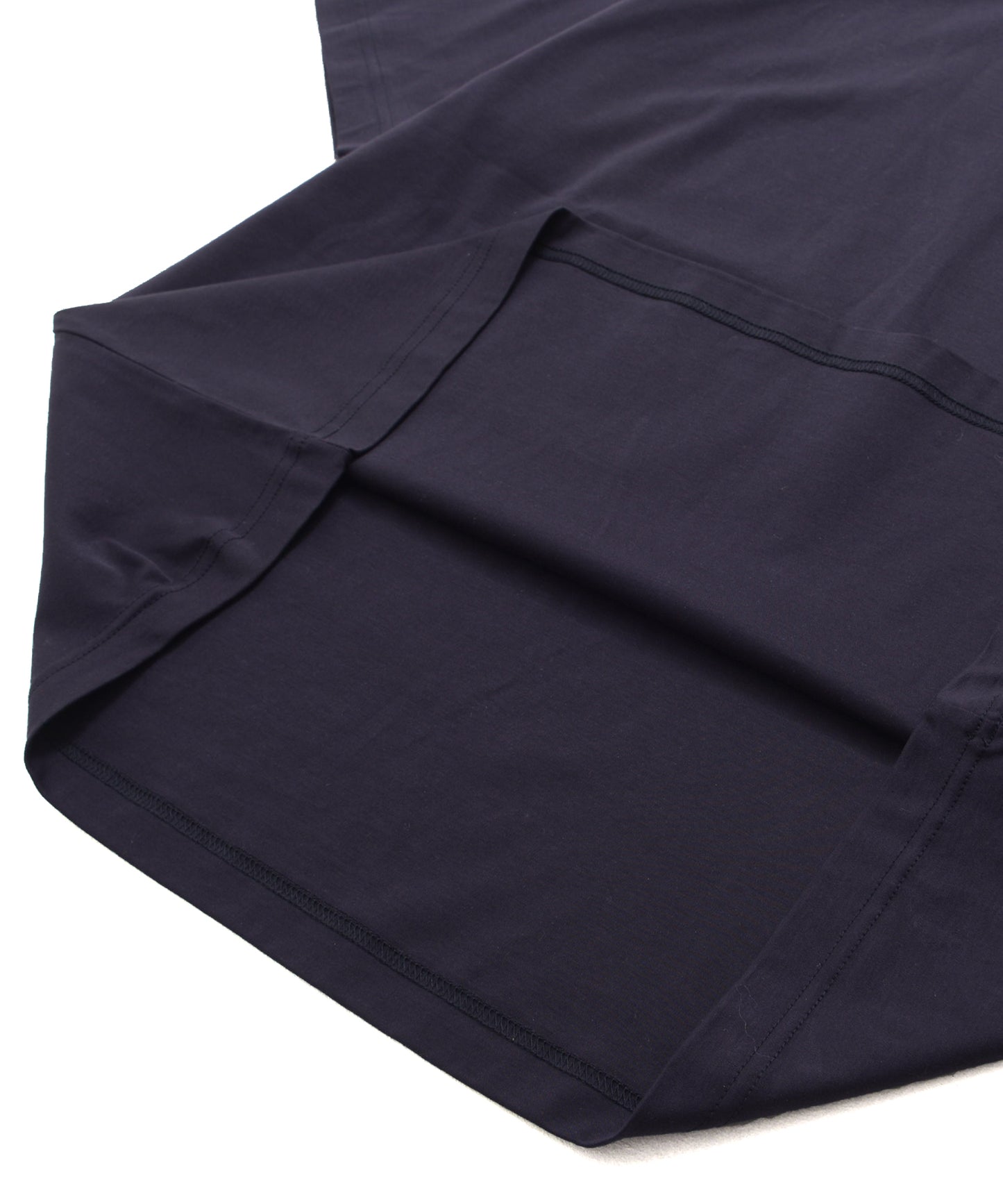 GIZAコットン ジャガードリブTシャツ