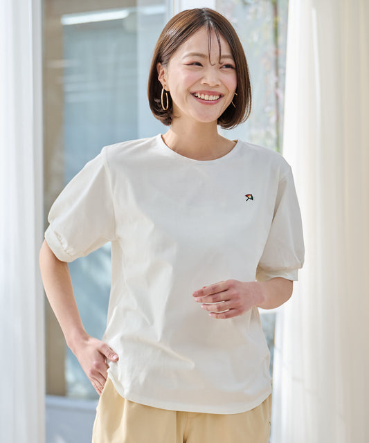 Arnold Palmer パフスリーブラウンドテールTシャツ