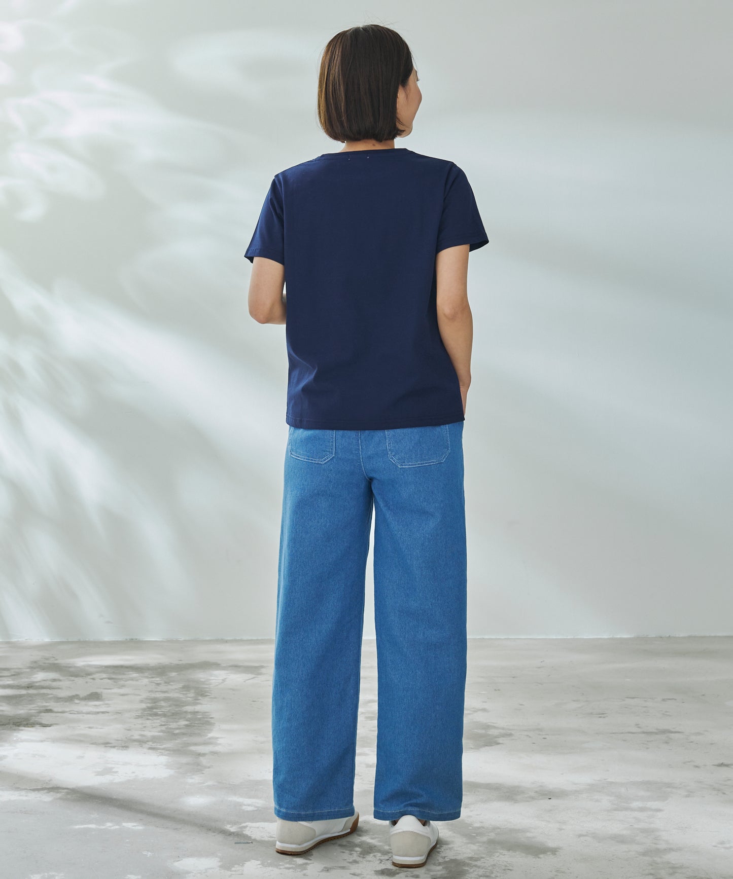 箔プリントロゴTシャツ