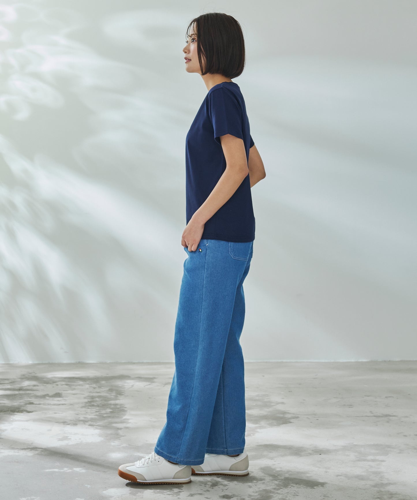 箔プリントロゴTシャツ