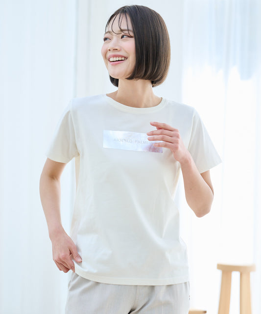 Arnold Palmer 箔プリントロゴTシャツ