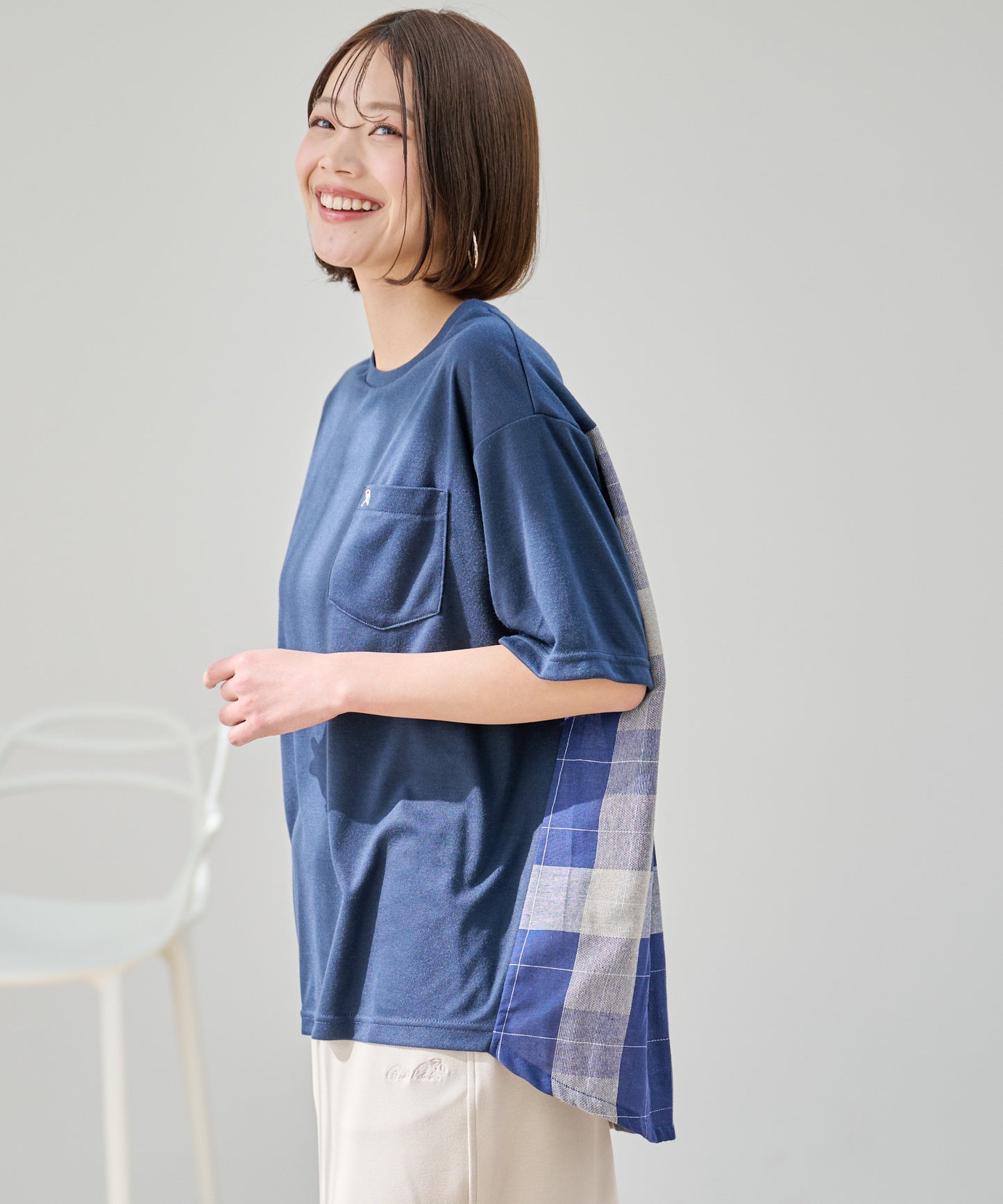 【TIME SALE】ビックチェックドッキングプルオーバー