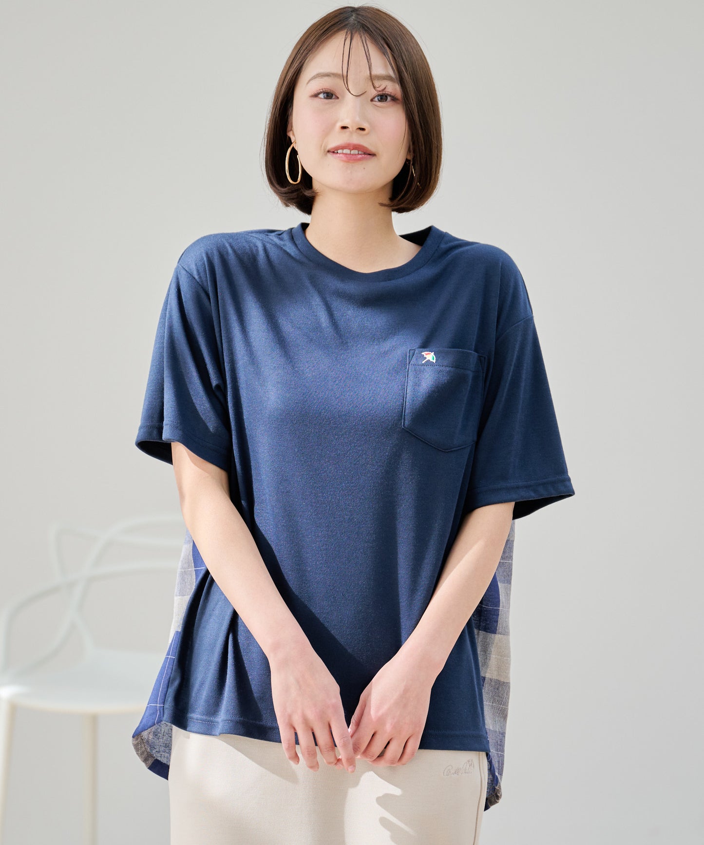 【TIME SALE】ビックチェックドッキングプルオーバー