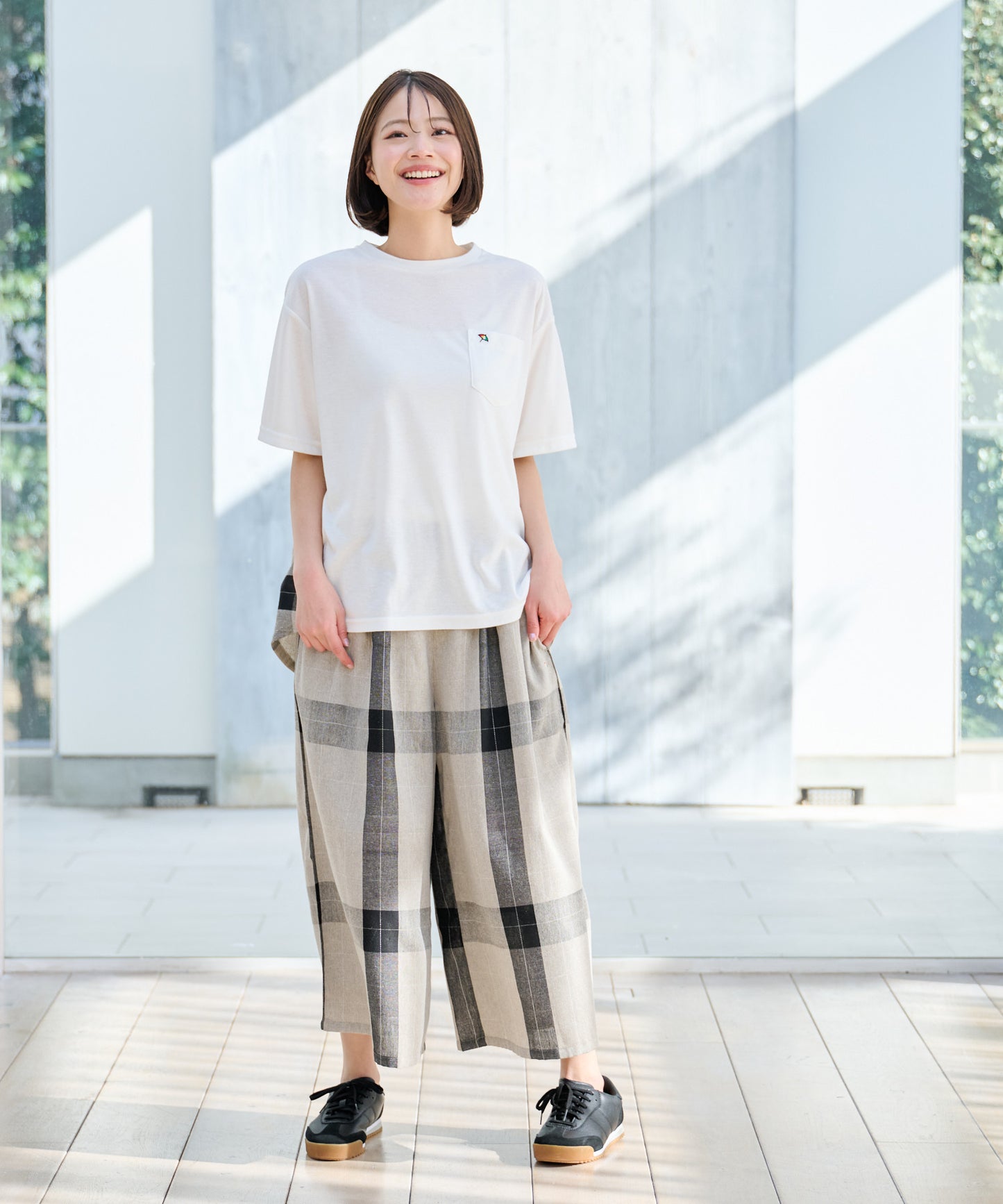 【TIME SALE】ビックチェックドッキングプルオーバー
