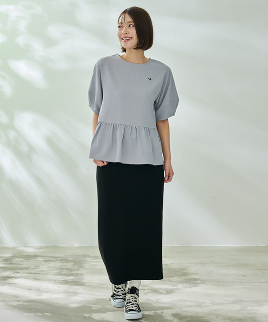 Arnold Palmer スリーブデザインぺプラムブラウス