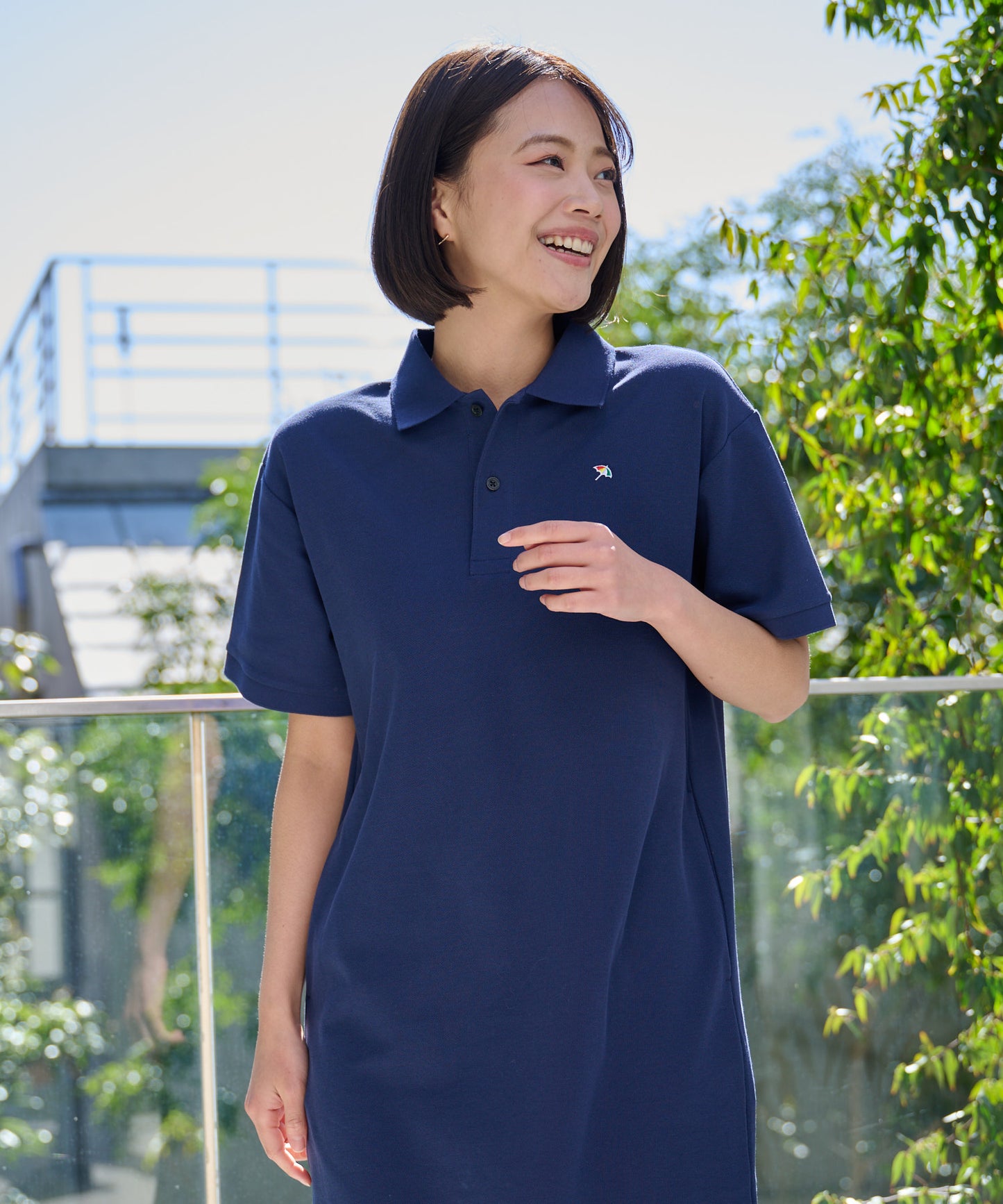 【TIME SALE】【残り3点】ベーシックポロ ワンピース