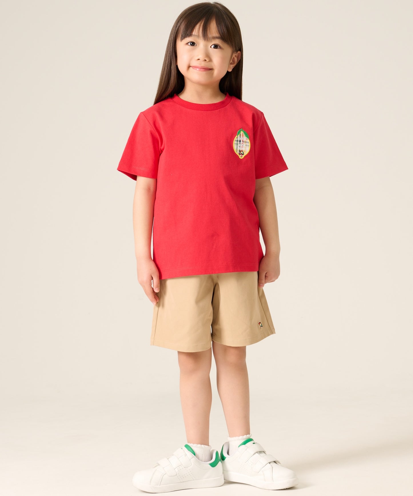 レモンモチーフTシャツ【キッズ】