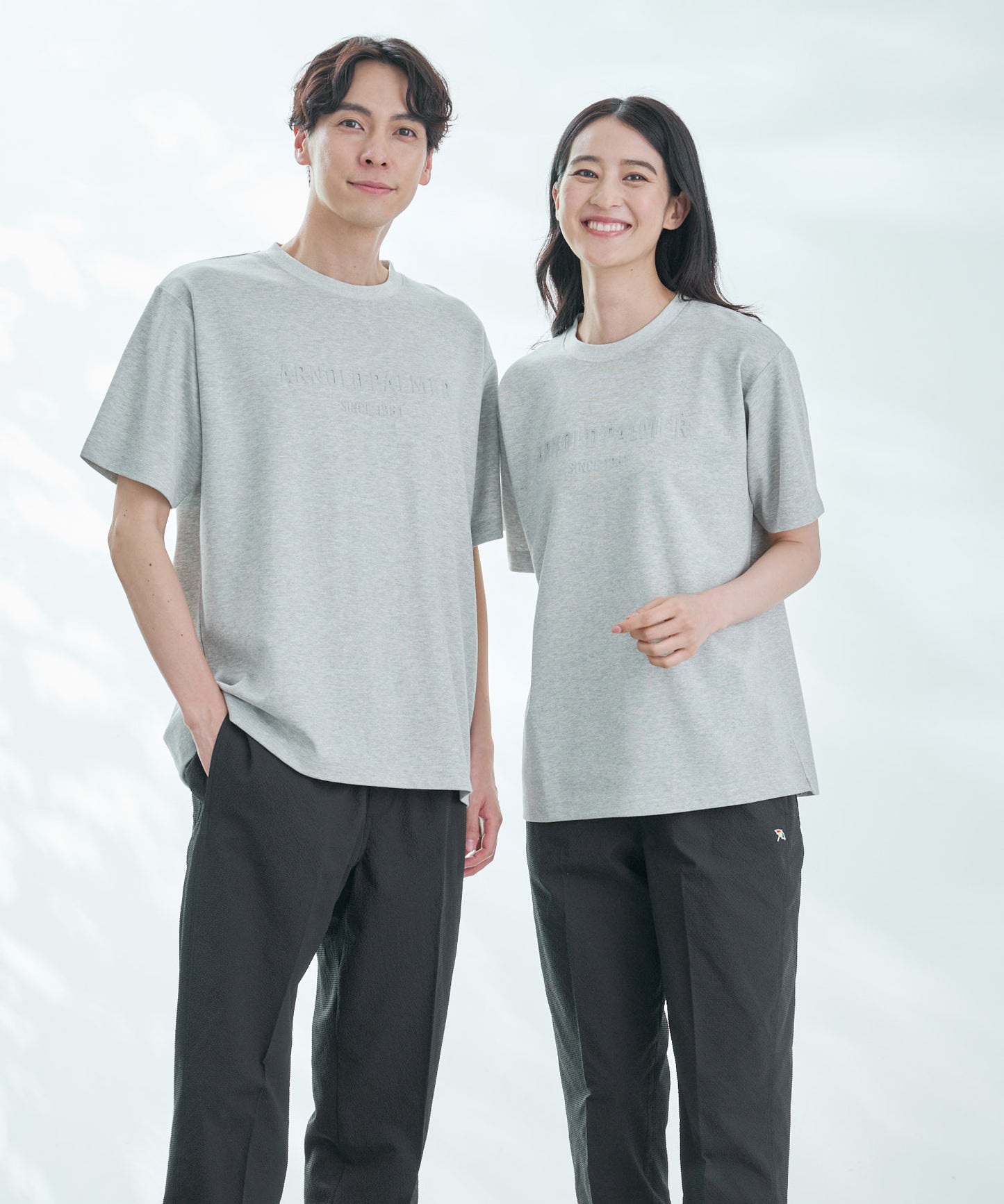 【TIME SALE】【汗染み防止】シェア エンボスプリントTシャツ