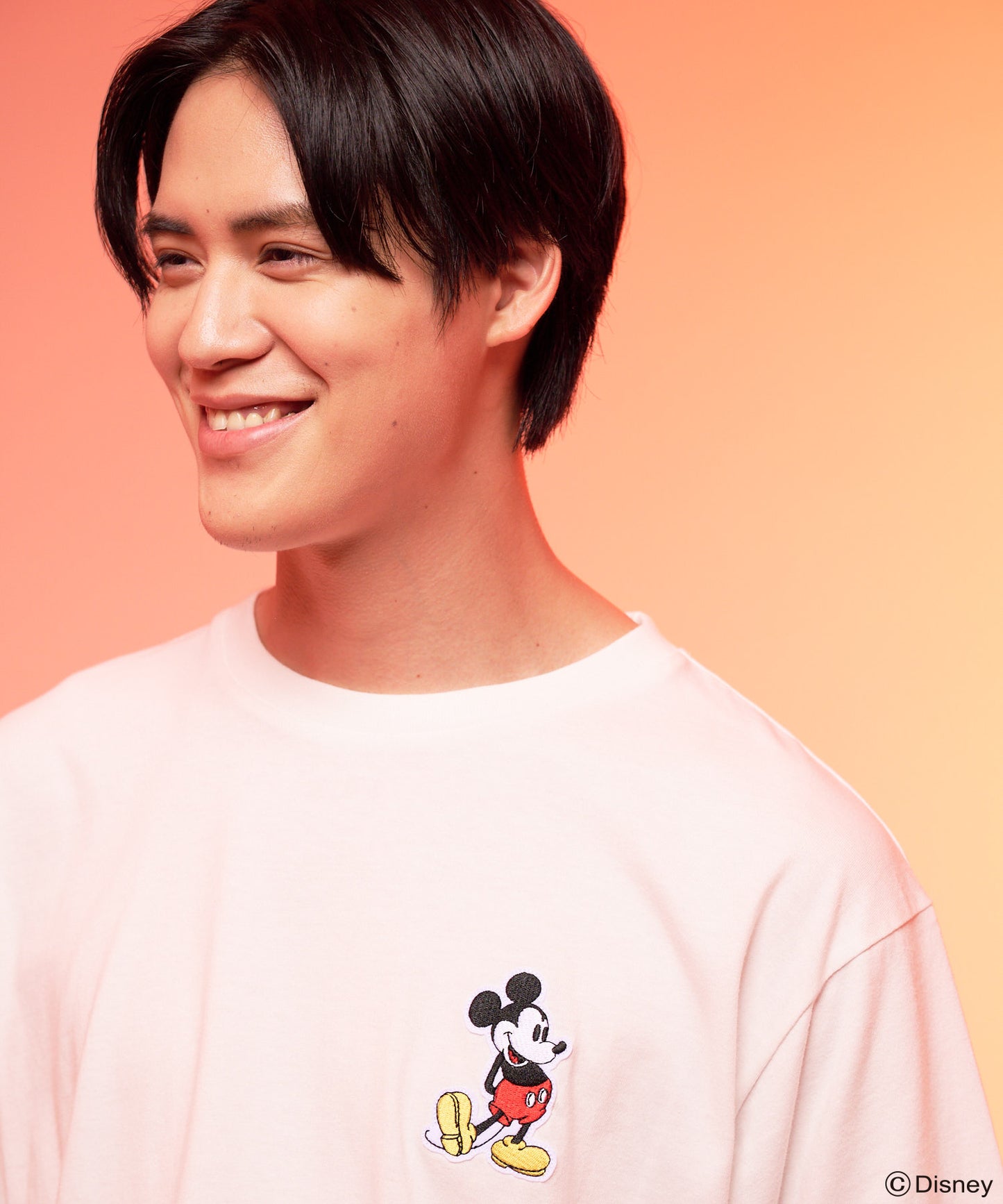 Mickey/Arnold Palmer/シェア ワッペンTシャツ