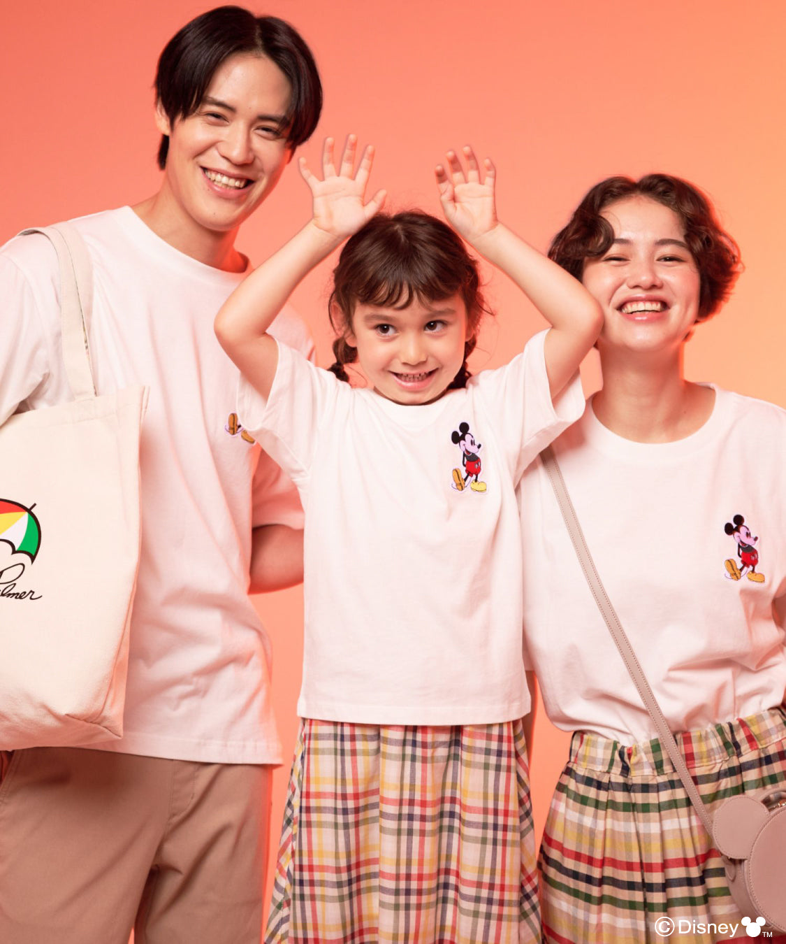Mickey/Arnold Palmer/シェア ワッペンTシャツ