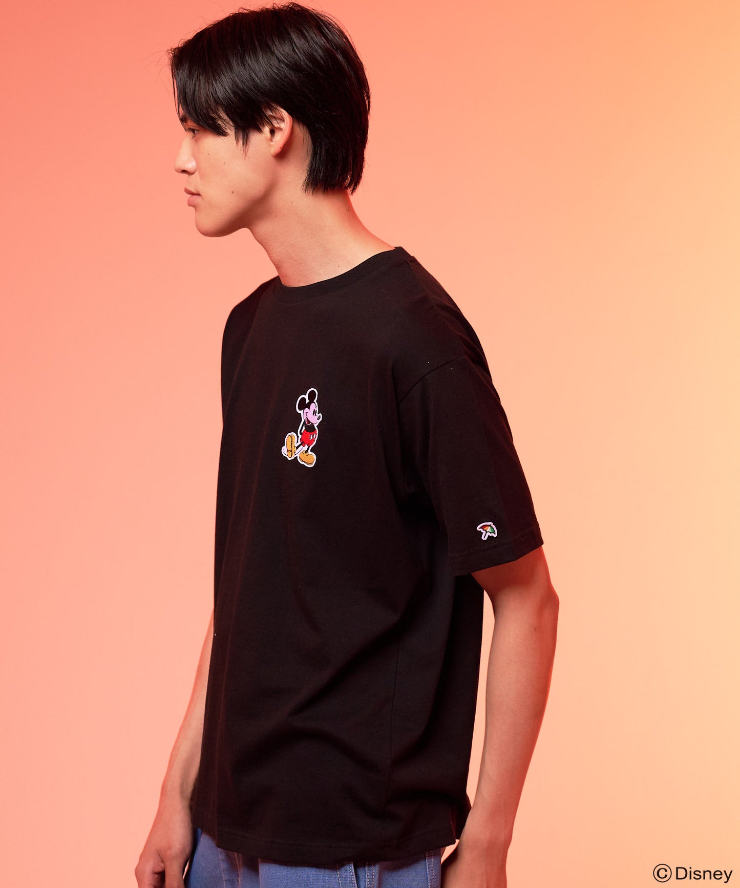 Mickey/Arnold Palmer/シェア ワッペンTシャツ