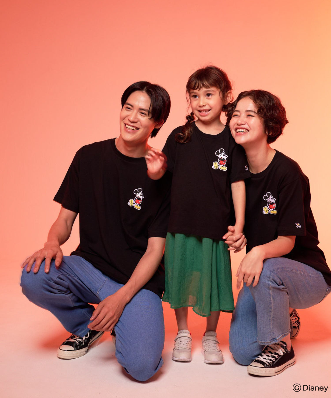 Mickey/Arnold Palmer/シェア ワッペンTシャツ