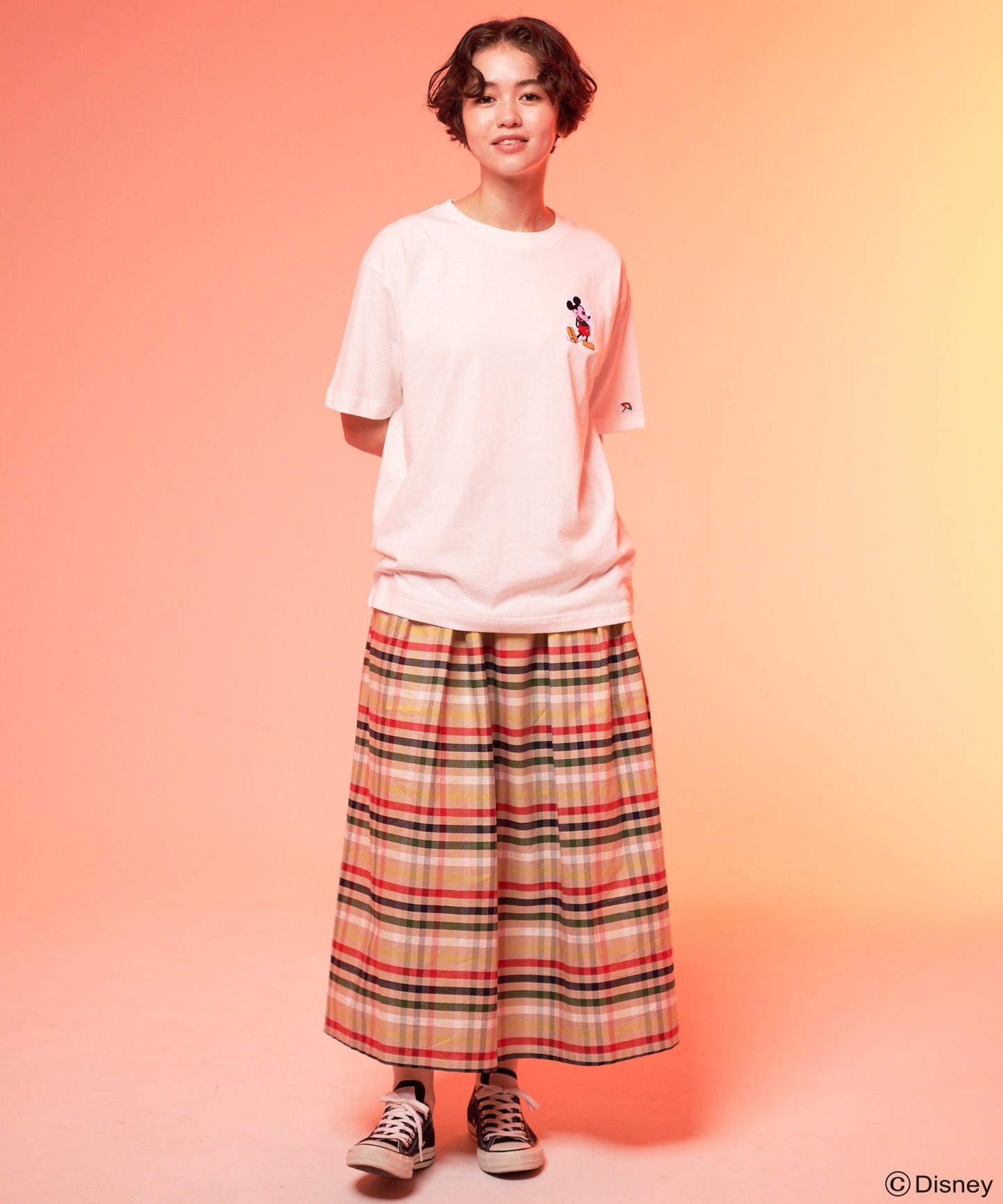 Mickey/Arnold Palmer/シェア ワッペンTシャツ