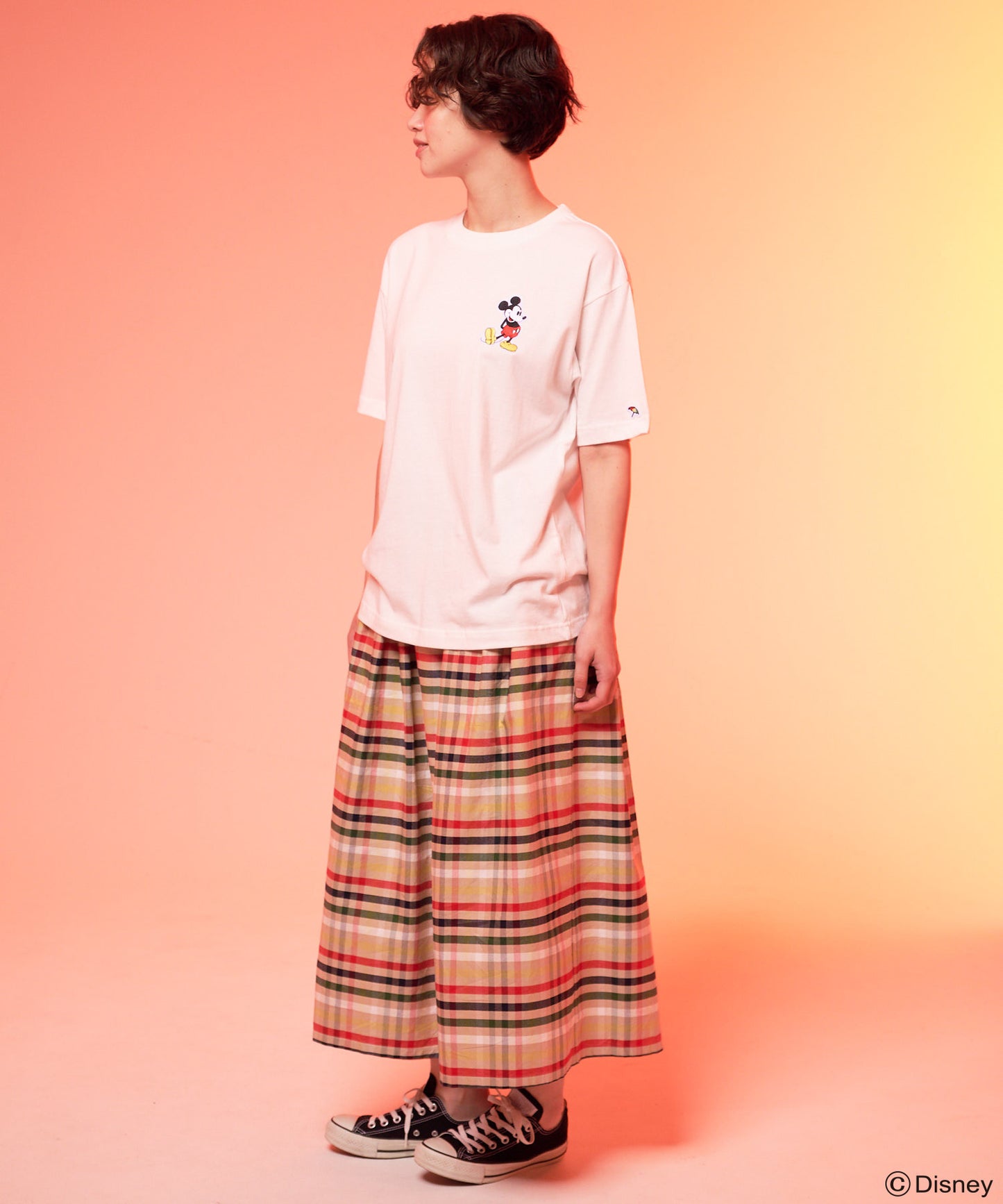 Mickey/Arnold Palmer/シェア ワッペンTシャツ
