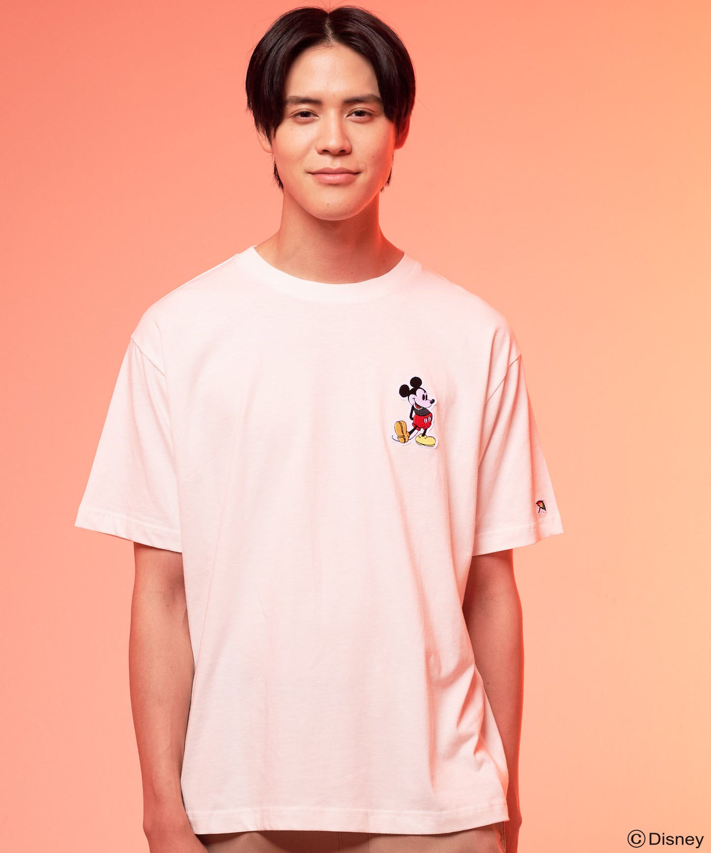 Mickey/Arnold Palmer/シェア ワッペンTシャツ