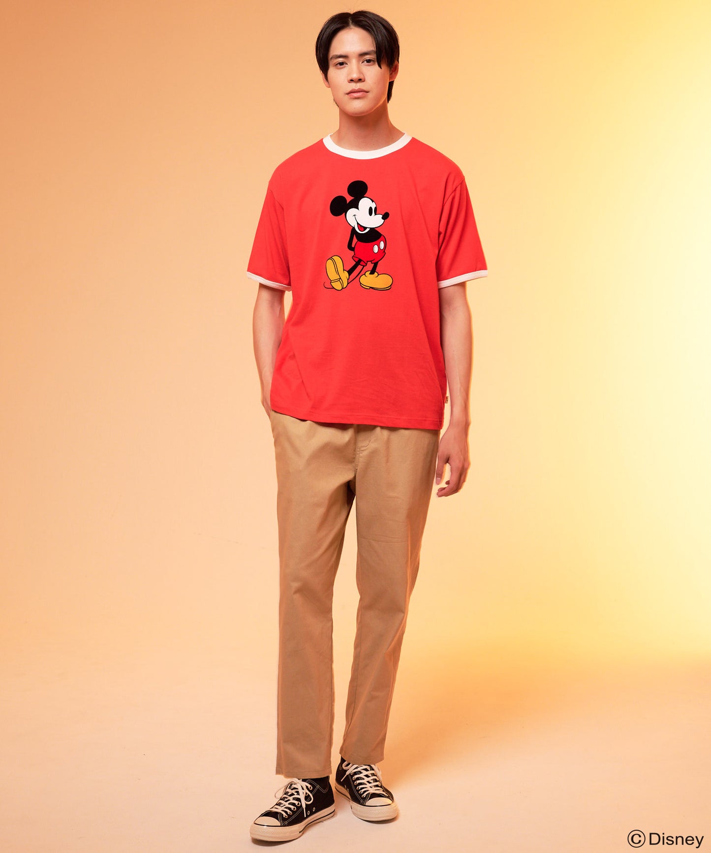 Mickey/Arnold Palmer/シェア フロッキーTシャツ