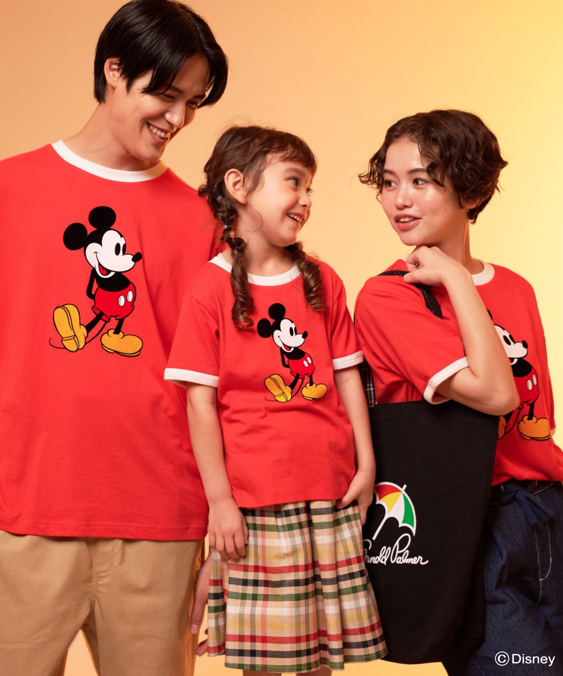 Mickey/Arnold Palmer/シェア フロッキーTシャツ