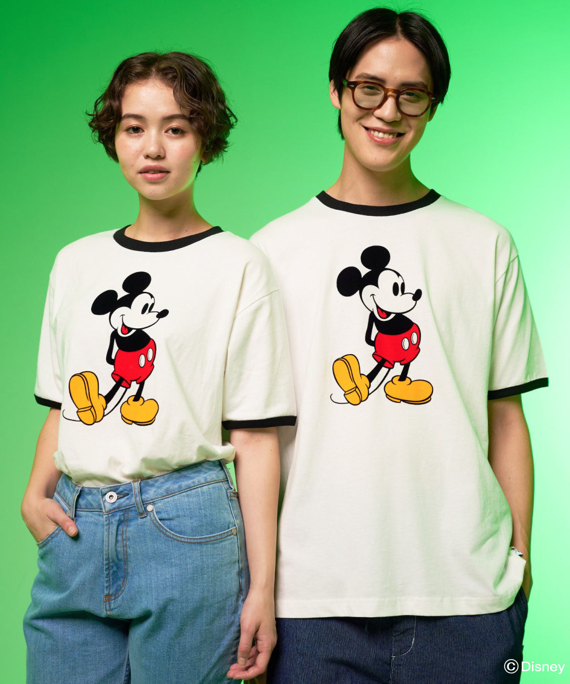Mickey/Arnold Palmer/シェア フロッキーTシャツ