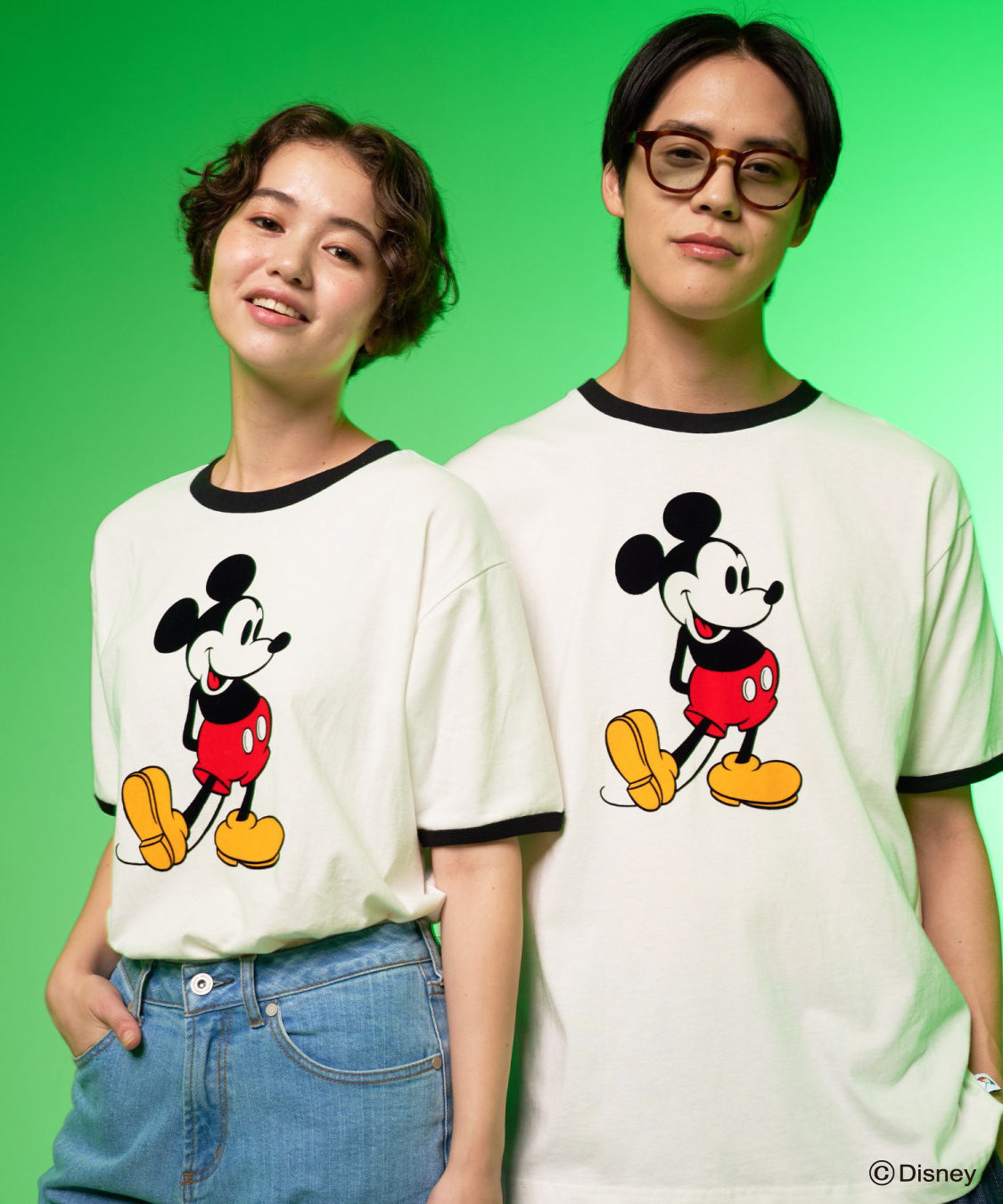 Mickey/Arnold Palmer/シェア フロッキーTシャツ