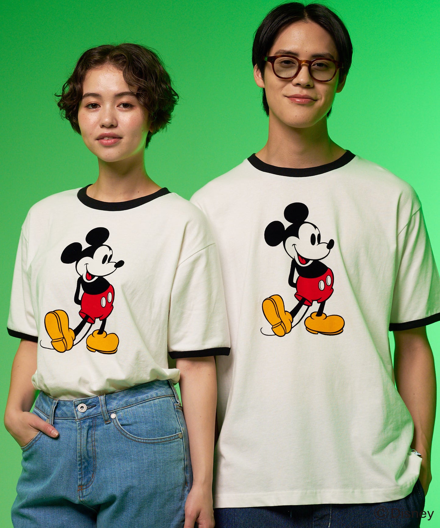 Mickey/Arnold Palmer/シェア フロッキーTシャツ