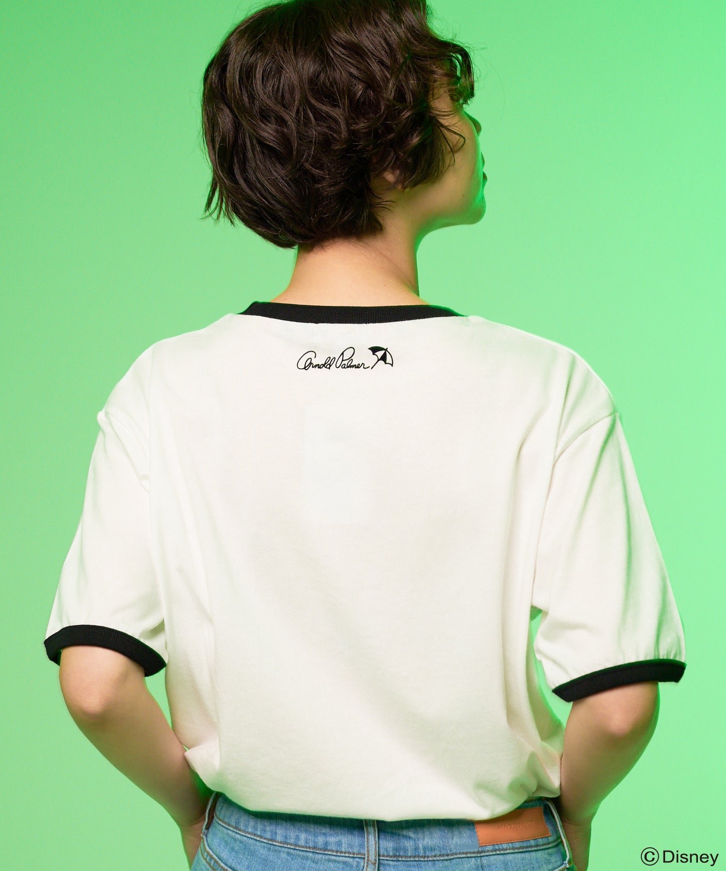 Mickey/Arnold Palmer/シェア フロッキーTシャツ