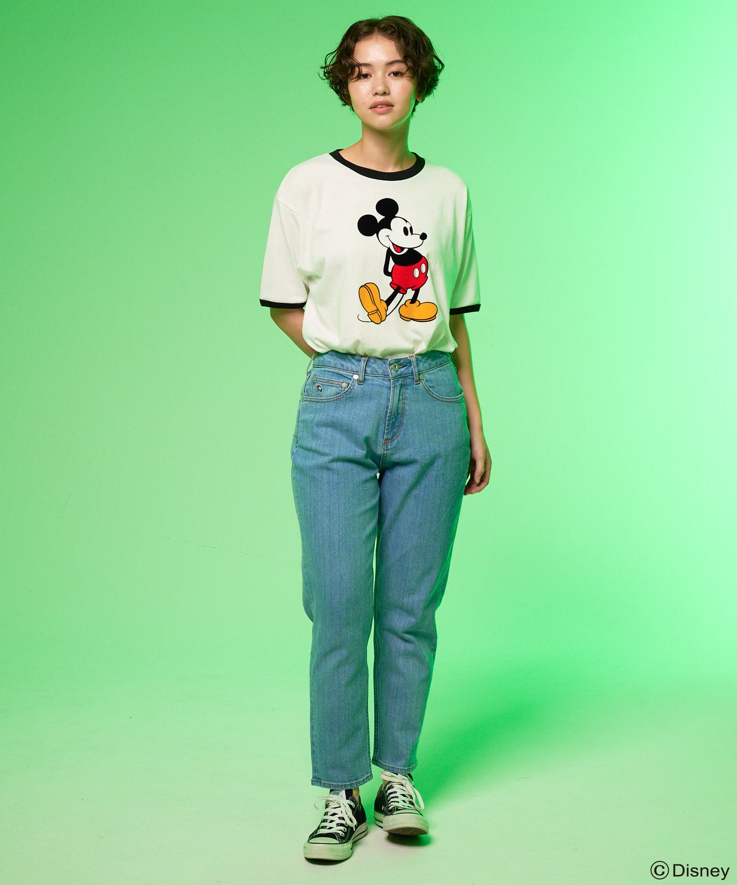Mickey/Arnold Palmer/シェア フロッキーTシャツ